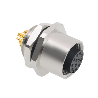 Screw Locking M12 Circular Connector With 5 Pin Molex Connector JST Housing Wire Harness