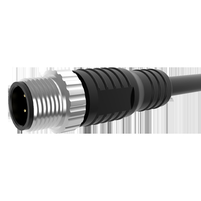Straight Shielded Female M12 Cable Connector Binder 5/8/12pin Waterproof IP67/68