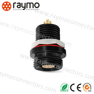 2-24 Contacts Circular Snap-In Connectors Cable Assembly With Push Pull Coupling Style