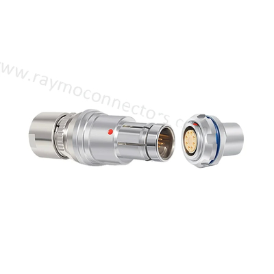 250V Circular Waterproof Connector with 2-24 Contacts Operating Temperature -40°C To 105°C