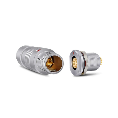 Metal Brass Circular Waterproof Connector for Harsh Environments with 3A Current Rating