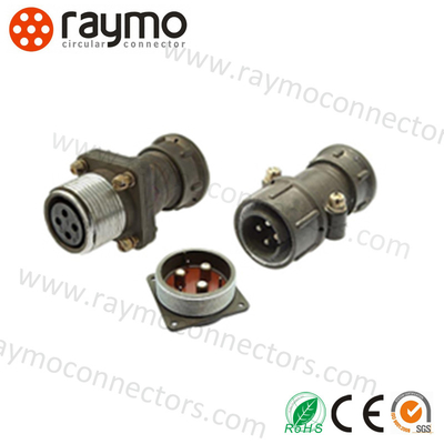2РМТ18 Russia Connector 2PM18Series 4Pin Male Panel Socket Rated Current 5-30A Bakelite Insulator