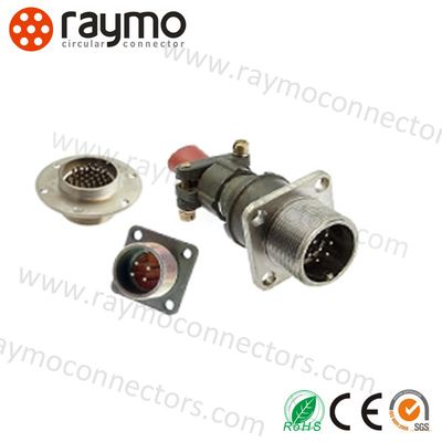 2РМТ18 Russia Connector 2PM18Series 4Pin Male Panel Socket Rated Current 5-30A Bakelite Insulator