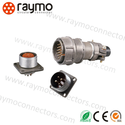 2РМТ18 Russia Connector 2PM18Series 4Pin Male Panel Socket Rated Current 5-30A Bakelite Insulator