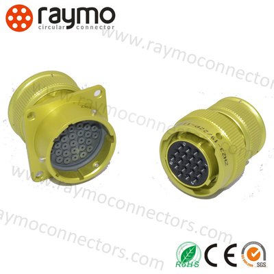ZH23 Mil Spec Connector Equivalent to Russian CH23 with Gold/Silver Plating and Copper Alloy Contact Material