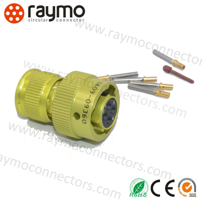 ZH23 Mil Spec Connector Equivalent to Russian CH23 with Gold/Silver Plating and Copper Alloy Contact Material