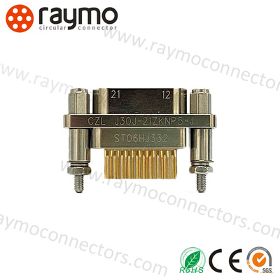 J30J Series Micro-D MIL-Spec Connectors Standard MIL-DTL-83513 and Waterproof with D-Shaped Shells
