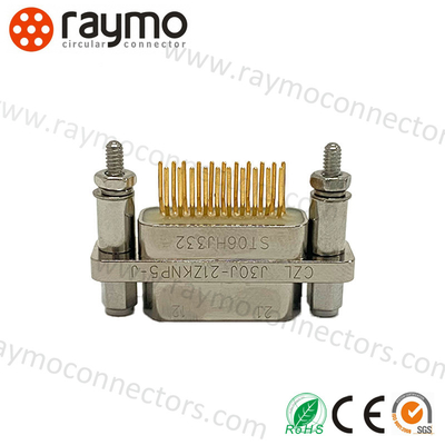 J30J Series Micro-D MIL-Spec 0.1-15 mm2 Wire Section Area Waterproof Power Connector IP67