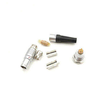 Industrial Grade Metal Circular Push Pull Connectors with Durable Connector Body