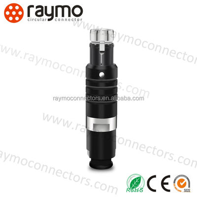 10 Pin BNC Male Circular Connector IP68 Chrome-Plated Brass