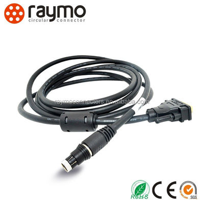 10 Pin BNC Male Circular Connector IP68 Chrome-Plated Brass