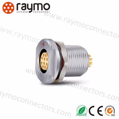RAYMO 19 Pin Circular Push Pull Connector Brass Chrome Plated DIN
