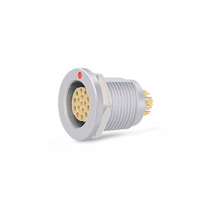 Fischer 1031 12-Pin Female Circular Panel Connector for Data Transfer