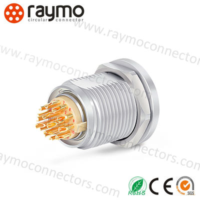 Fischer 1031 12-Pin Female Circular Panel Connector for Data Transfer