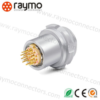 DIN Female Circular Push Pull Connector 15pins IP68 AF1031