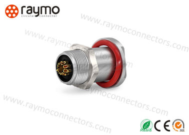 DEU 102 103 1031 104 2pins watertight push pull connectors with natural chrome plated shell