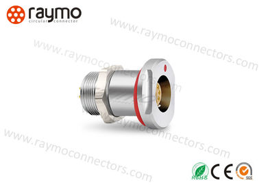 DEU 102 103 1031 104 2pins watertight push pull connectors with natural chrome plated shell