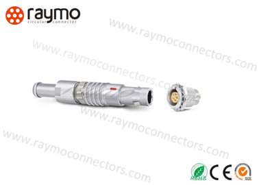 3 Pins Lemo Push Pull Connector Cable Mount Plug Multiple Key Options Waterproof