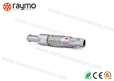 3 Pins Lemo Push Pull Connector Cable Mount Plug Multiple Key Options Waterproof