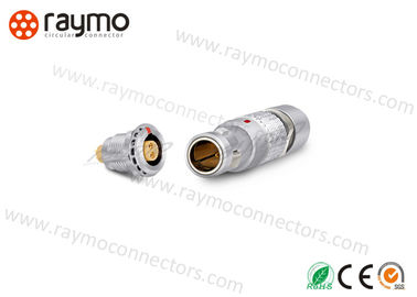 Metal Circular Push Pull Connector FGG.1B.305 Self Latching Straight Plug