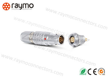 Panel Mount Connector With Two Nuts Fixing ECG.1B.302 Metal Circular Push Pull Socket