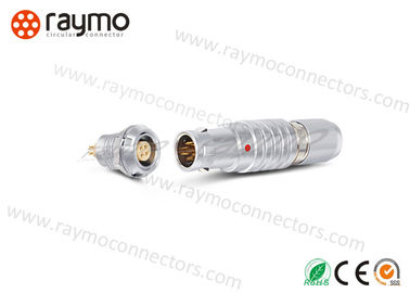 Metal Circular Push Pull Connector FGG.1B.305 Self Latching Straight Plug