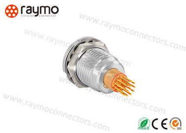 ECG Socket Plug And Socket Connectors PPS Insulator Avoid Cross Iterface  For Aviation 