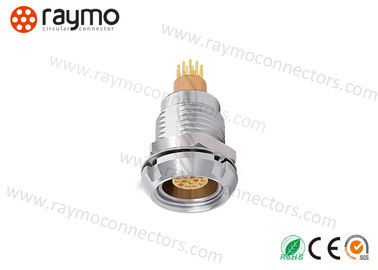 ECG Socket Plug And Socket Connectors PPS Insulator Avoid Cross Iterface  For Aviation 