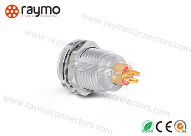 Panel Mount Connector With Two Nuts Fixing ECG.1B.302 Metal Circular Push Pull Socket