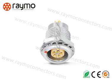 Panel Mount Female Connector EGG.00.302 Metal Circular Push Pull Fixed Socket