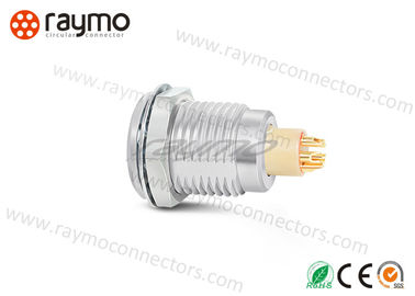 Panel Mount Female Connector EGG.00.302 Metal Circular Push Pull Fixed Socket