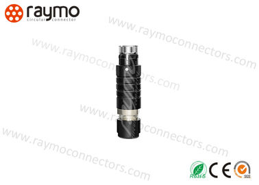 Copper Push Pull Circular Waterproof Connector Plug Light Weight For Electronics