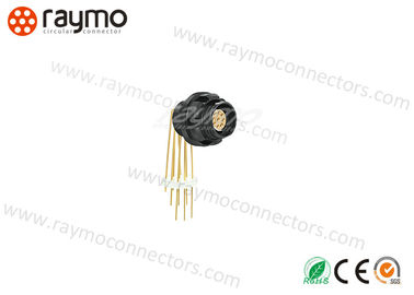 DBPC elbow printed PCB contact fixed socket Waterproof Metal circular connector compatible Fischer 102 103 1031 104 105