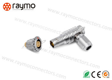 90 Degree Cable Mount Connector Metal Circular Push Pull FHG.1B.305 Elbow Plug