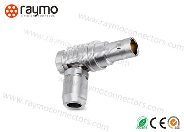 90 Degree Cable Mount Connector Metal Circular Push Pull FHG.1B.305 Elbow Plug