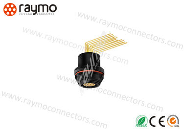 DBPC elbow printed PCB contact fixed socket Waterproof Metal circular connector compatible Fischer 102 103 1031 104 105