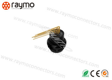 DBPC elbow printed PCB contact fixed socket Waterproof Metal circular connector compatible Fischer 102 103 1031 104 105