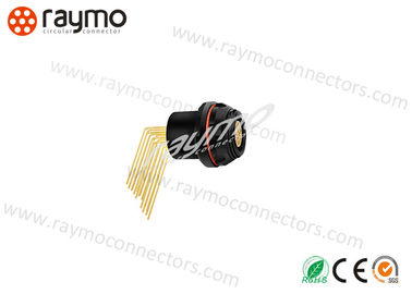DBPC elbow printed PCB contact fixed socket Waterproof Metal circular connector compatible Fischer 102 103 1031 104 105