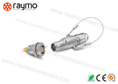 Metal Circular Push Pull Connectors IP50 Rating Mpact Structure With OEM ODM Service