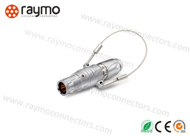 Metal Circular Push Pull Connectors IP50 Rating Mpact Structure With OEM ODM Service