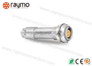 PFG Panel Mount Cable Receptacle 0B 1B Series 2pin to 16pin Metal Circular Push Pull Connector