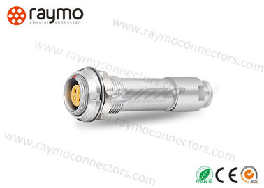 PFG Panel Mount Cable Receptacle 0B 1B Series 2pin to 16pin Metal Circular Push Pull Connector