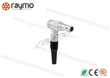 Multipins Circular Push Pull Connectors , Multi Pin Plug  Right Angle Shaped