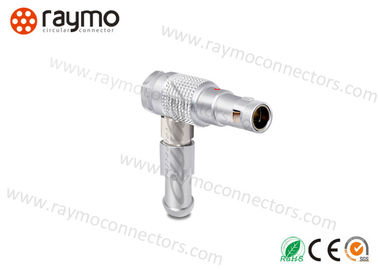 Multipins Circular Push Pull Connectors , Multi Pin Plug  Right Angle Shaped