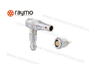 Multipins Circular Push Pull Connectors , Multi Pin Plug  Right Angle Shaped