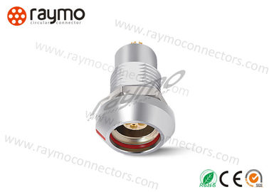 HHG Panel Mount Sealed Fixed Receptacle 1B Series 2pin to 16pin Metal Cicular Waterproof Connector