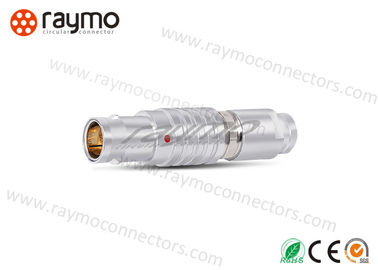 8 Pin Circular Push Pull Connectors , Female Pin Connector Replace LEMOS FGJ FHJ PHJ