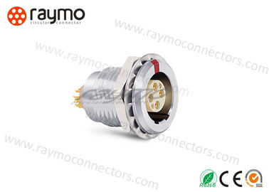 Fixed Socket Circular Push Pull Connectors , Circular Metal Connectors B Series 2-32 Pins