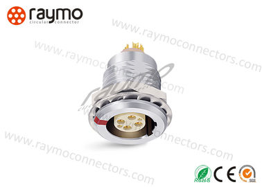 Fixed Socket Circular Push Pull Connectors , Circular Metal Connectors B Series 2-32 Pins