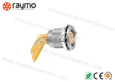 Elbow Shaped Raymo Connectors EGG ECG EEG Panel Mount Socket 2 To 32 Ways